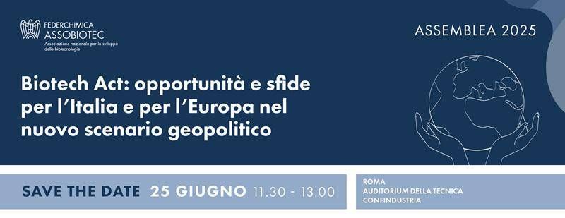 Biotech Act et Future of Europe and Italie au Assotec-Federchimica 2025 Assembly Center