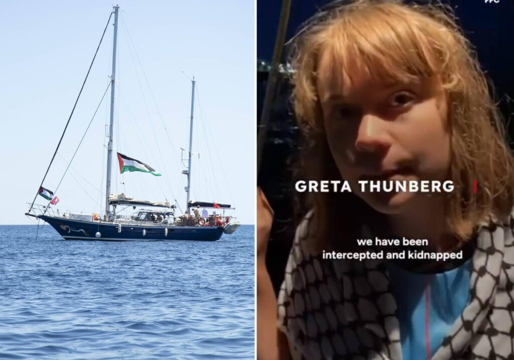 Gaza, Israel Dirotta Flotilla Shipila avec Greta Thunberg à bord