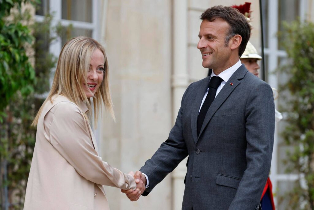 Italie-Frantia, aujourd'hui face à face Meloni-Macron: "Construire l'Europe plus souverain"