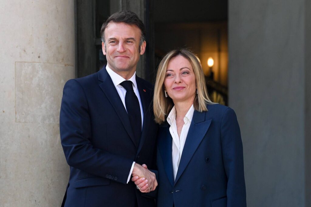 Macron da Meloni, Italie-French entre réinitialisation et souci de la `` variable '' Trump