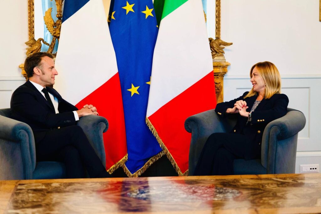 Meloni-Macron, réunion de 4 heures: "Italie et France ensemble pour l'Europe plus souverain, forte et prospère"