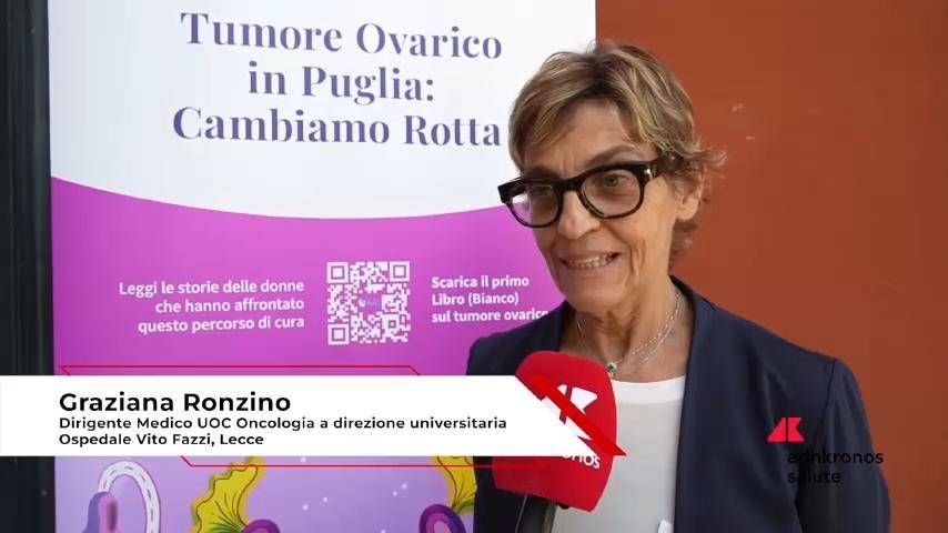 Tumeurs: oncologue Ronzino «avec des inhibiteurs de PARP Changement radicalaire dans la gestion du cancer de l'ovaire»