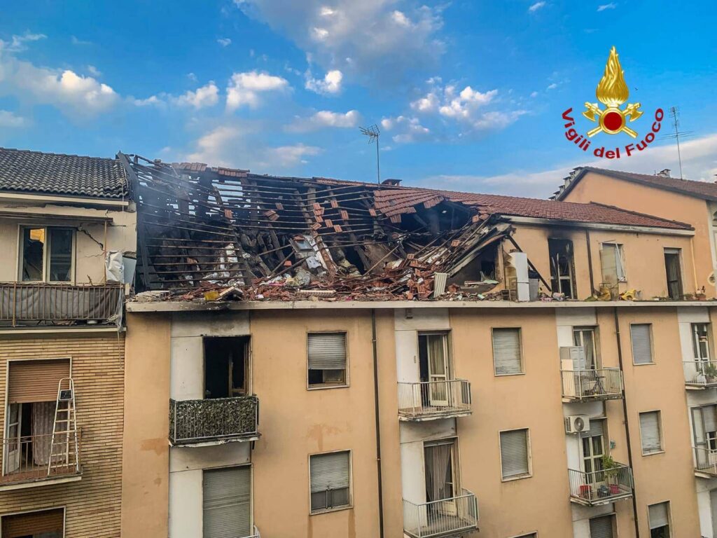 Turin, explosion dans l'appartement: 5 blessés, un garçon de douze ans était grave