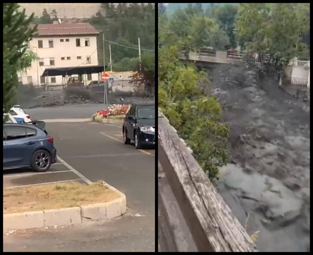Mauvais temps, il flotte le ruisseau à Bardonecchia: l'homme meurt submergé par l'inondation