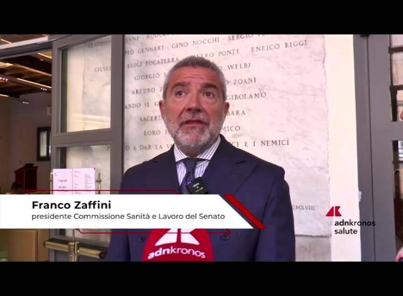Santé: le sénateur Zaffini, «Modèle vertueux de Deestittegy et déclin aux autres pathologies»