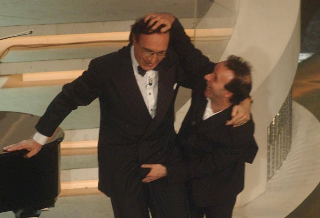 Adieu Pippo Baudo, l'hommage de Benigni: "avec lui des moments de joie irrépressible"