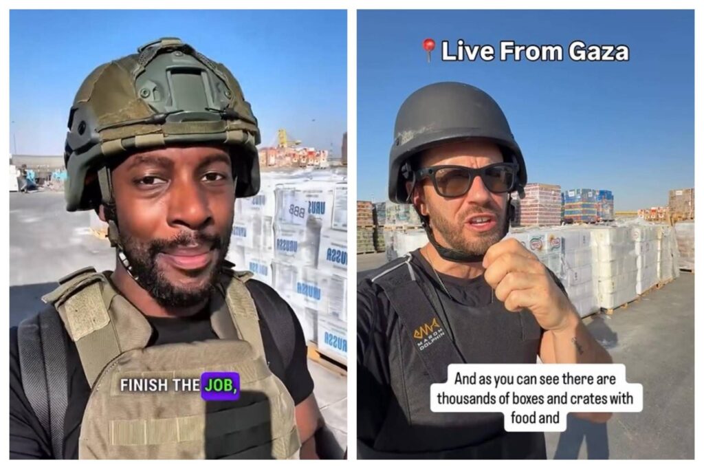 Gaza, Israël envoie 10 influenceurs au Strip: "Voici plein de nourriture, voici la vérité"
