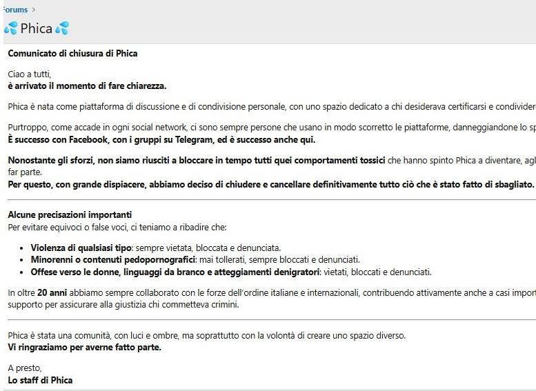 Il ferme le forum sexiste 'Phica': "Nous n'avons pas pu bloquer les comportements toxiques"