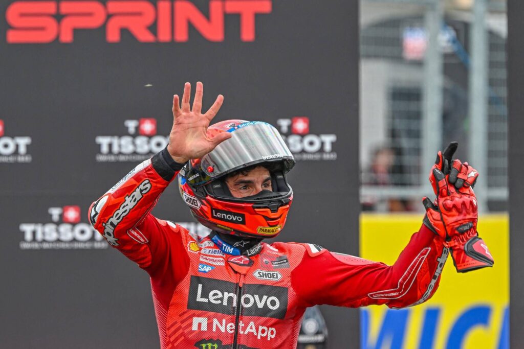 MotoGP, en Hongrie Triumfa Marc Marquez devant Acosta. Bagnaia Fatigue, neuvième