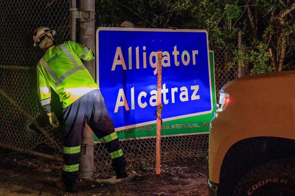 US, le juge ordonne l'alligator Alcatraz Close: "Dommage les marécages"