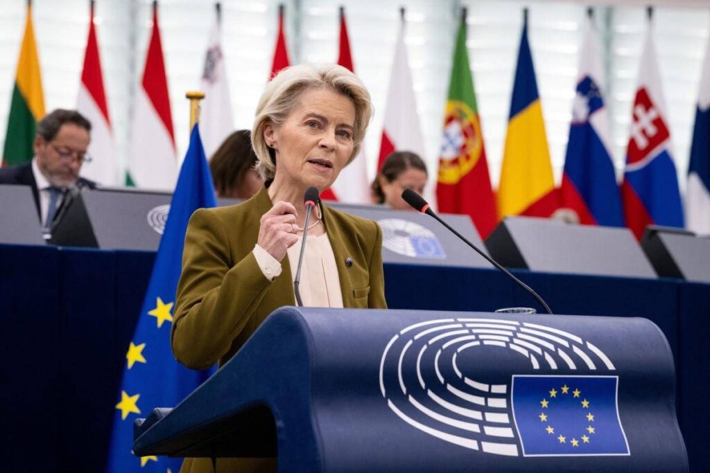 État de l'Union, von der Leyen: "L'Europe se bat pour son avenir"