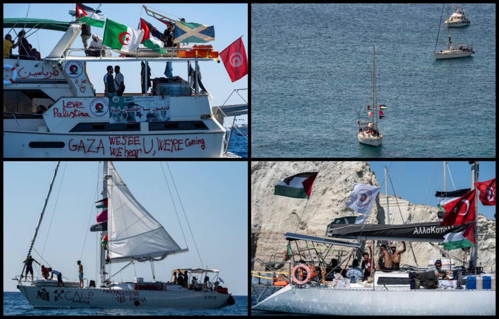 Flotilla vers Gaza, Crosetto: "Si vous forcez un bloc naval des dangers inférieurs". La réponse: "Allons-y"