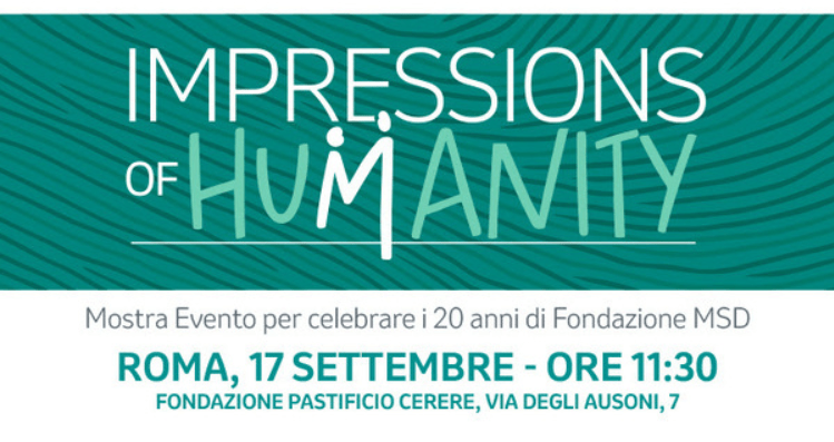 Jeunes protagonistes de soignant de l'événement d'exposition «Impression de l'humanité»