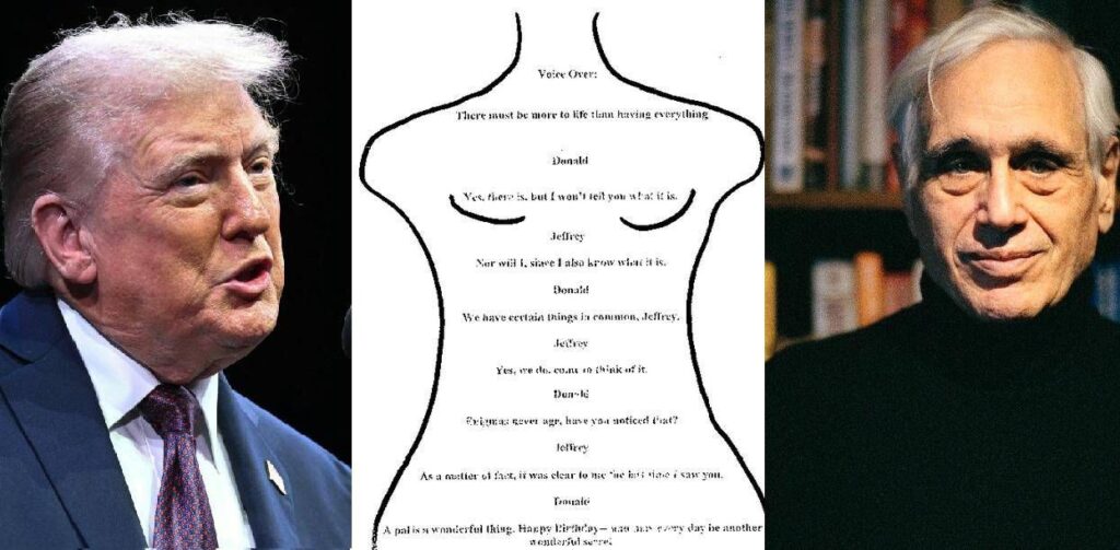 USA, a publié la lettre à Epstein attribuée à Trump