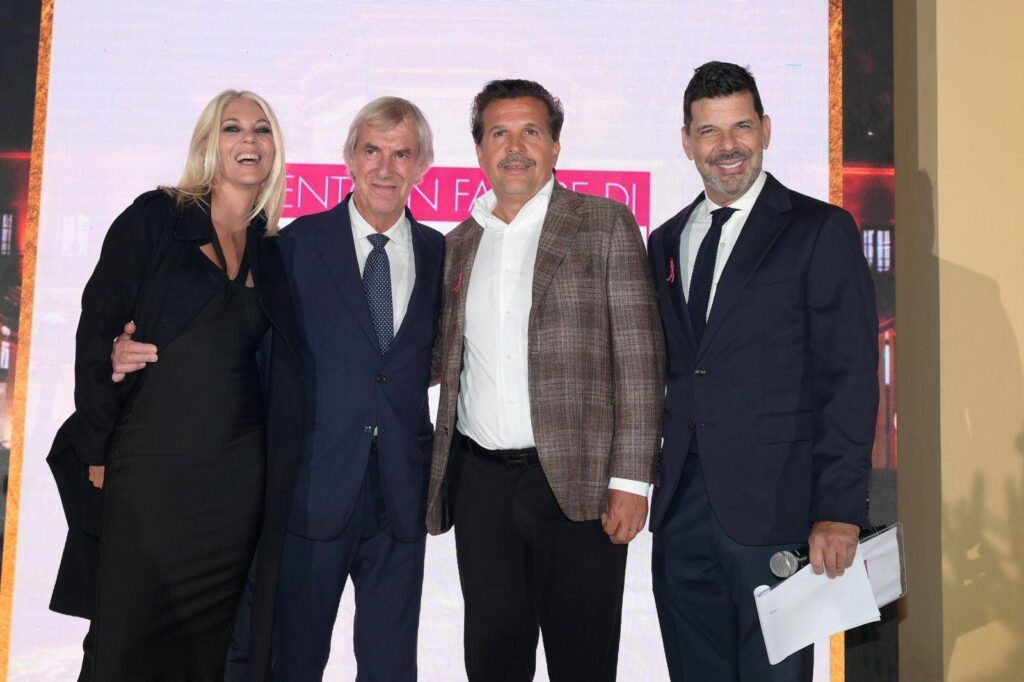 50 ans d'Italpol Vigilianza, soirée de solidarité en faveur de Komen Italia à Rome