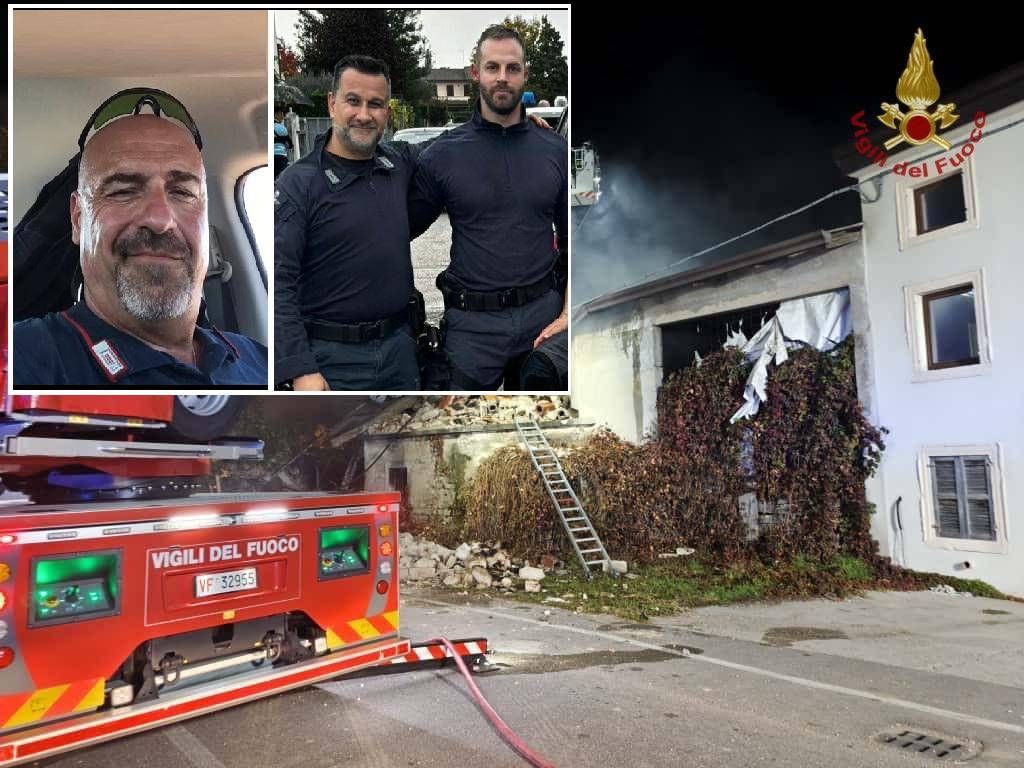 Explosion lors du défrichement d'une ferme, trois carabiniers tués. Trois frères arrêtés, bouteilles de gaz et cocktails Molotov dans la maison