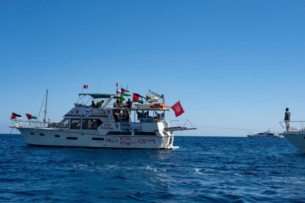 Flotilla contre Meloni, Blow and Response Activists-Premier. Israël: "Écoutez-le"