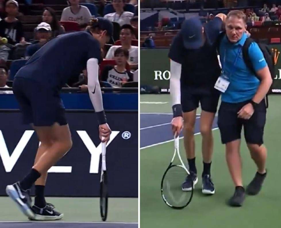 Le pécheur se retire à Shanghai, Jannik s'est arrêté par des crampes contre Griekspoor