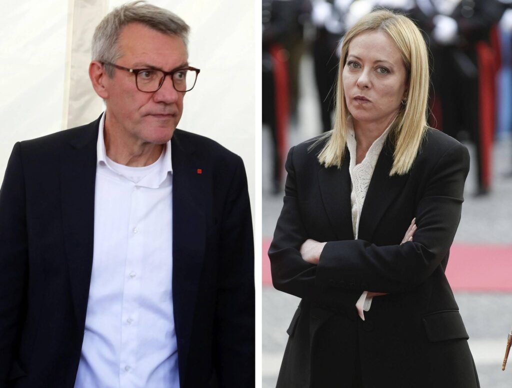 Meloni: "Landini me traite de courtisane, c'est-à-dire de prostituée. Voici la gauche qui est morale sur le respect de la femme"
