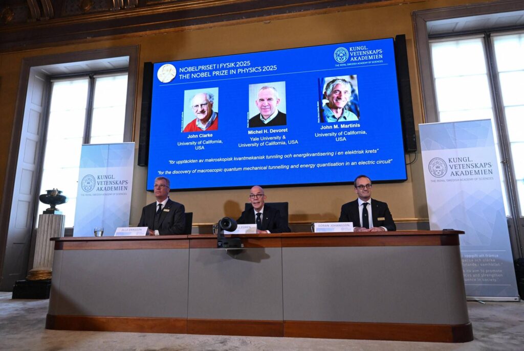 Prix ​​Nobel de physique à Clarke, Devoret et Martinis pour leurs recherches sur la mécanique quantique
