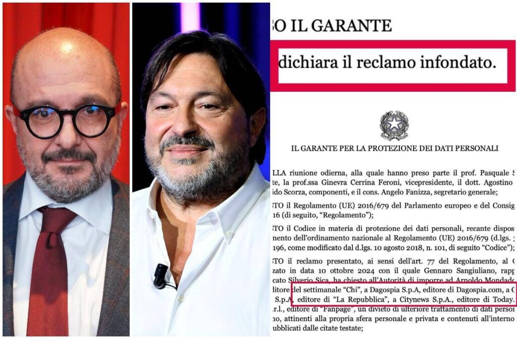 Ranucci, Sangiuliano et le Garant : voici les dates. Le courrier électronique de l'ancien ministre n'est pas lié à l'amende à 'Signaler'