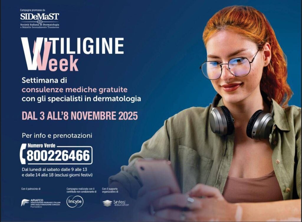 Semaine du Vitiligo du 3 au 8 novembre, consultations gratuites également pour les adolescents
