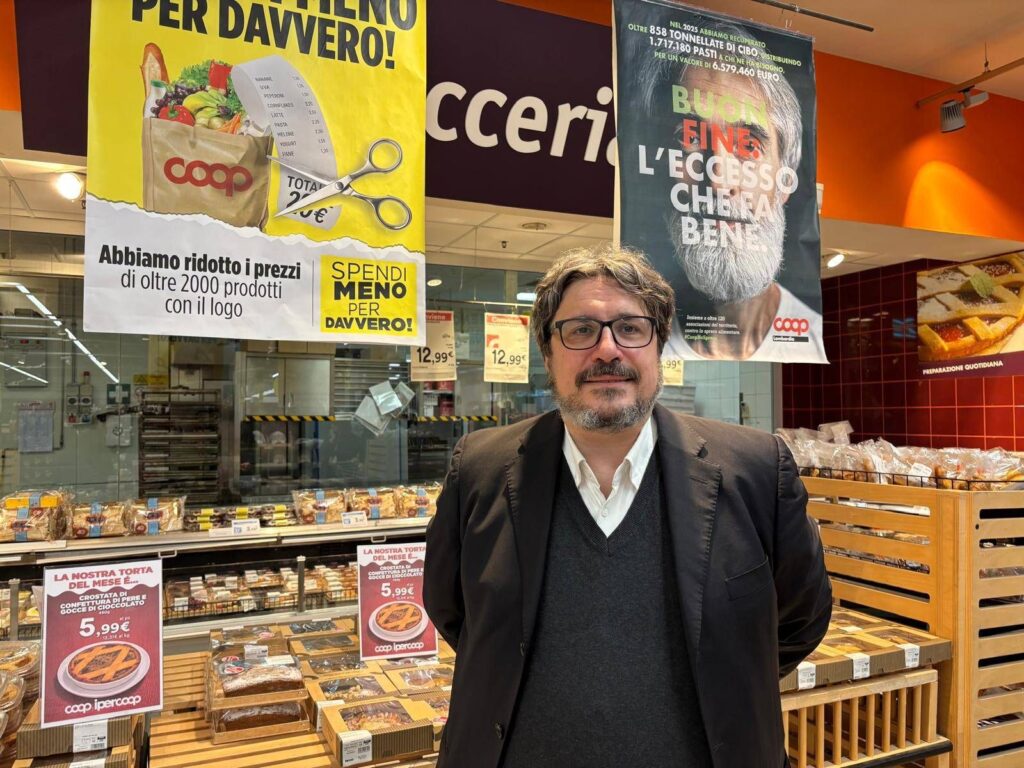 Gaspillage alimentaire, Coop Lombardia récupère plus de 850 tonnes de nourriture en 2025