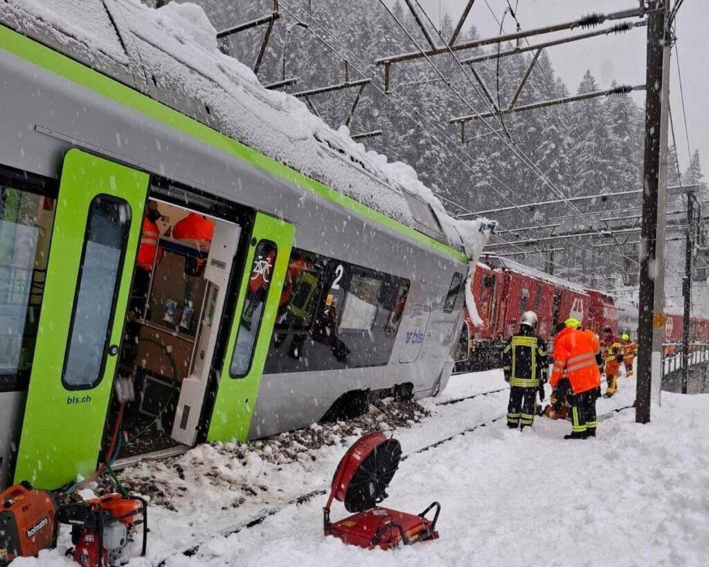 Suisse, un train déraille dans le canton du Valais: 5 blessés