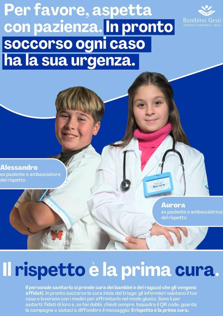 Les agressions verbales et physiques contre le personnel soignant du Bambino Gesù à Rome ont doublé au cours des 5 dernières années