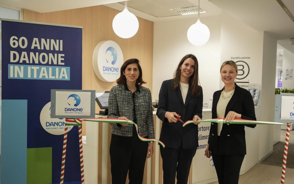 Danone Italia fête ses 60 ans avec une certification égalité femmes-hommes reconfirmée avec 95,7 points sur 100