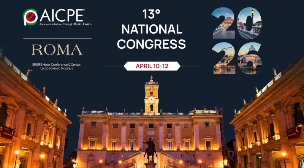 L'excellence de la chirurgie plastique à Rome, XIIIe Congrès National de l'Aicpe du 10 au 12 avril