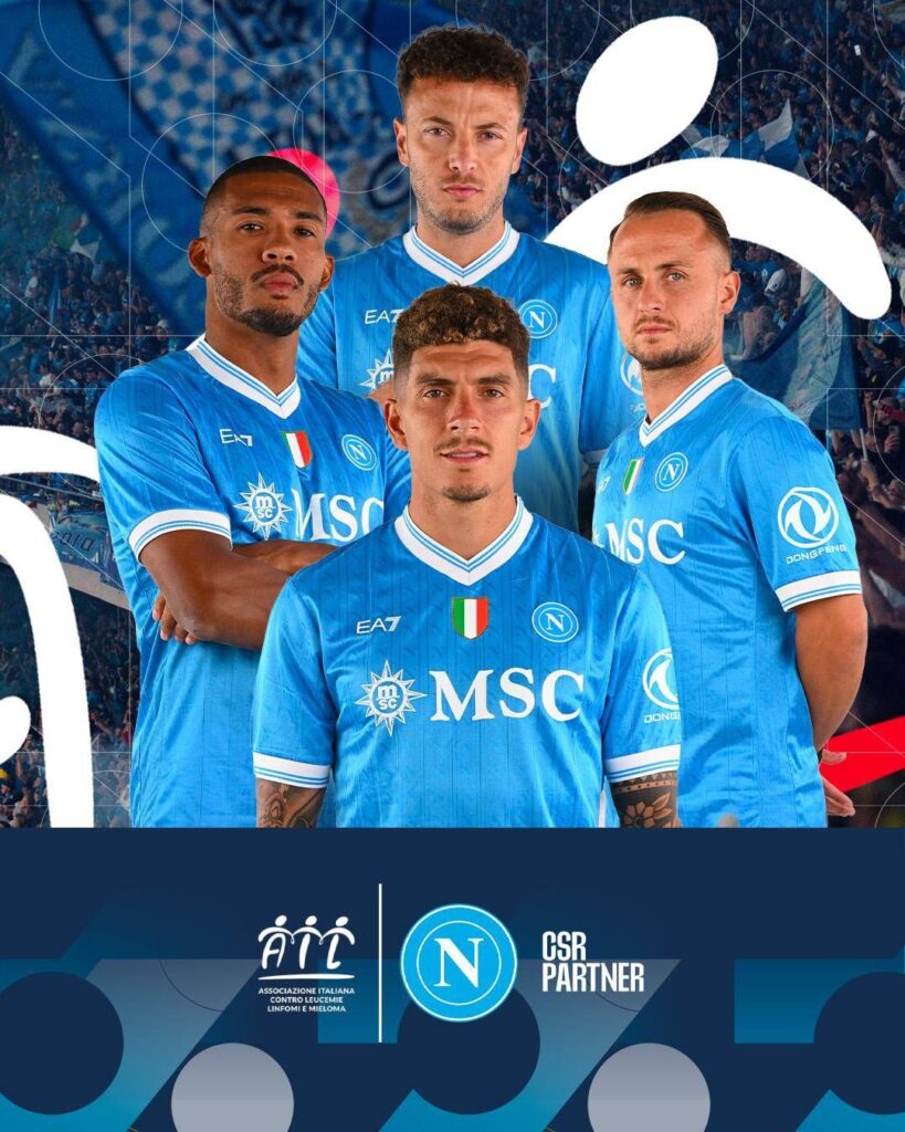 SSC Napoli et Ail ensemble pour un nouveau projet de responsabilité sociale