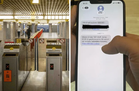Milan, l'arnaque aux faux SMS aux distributeurs automatiques revient : "J'ai donc perdu 140 euros en un clic"