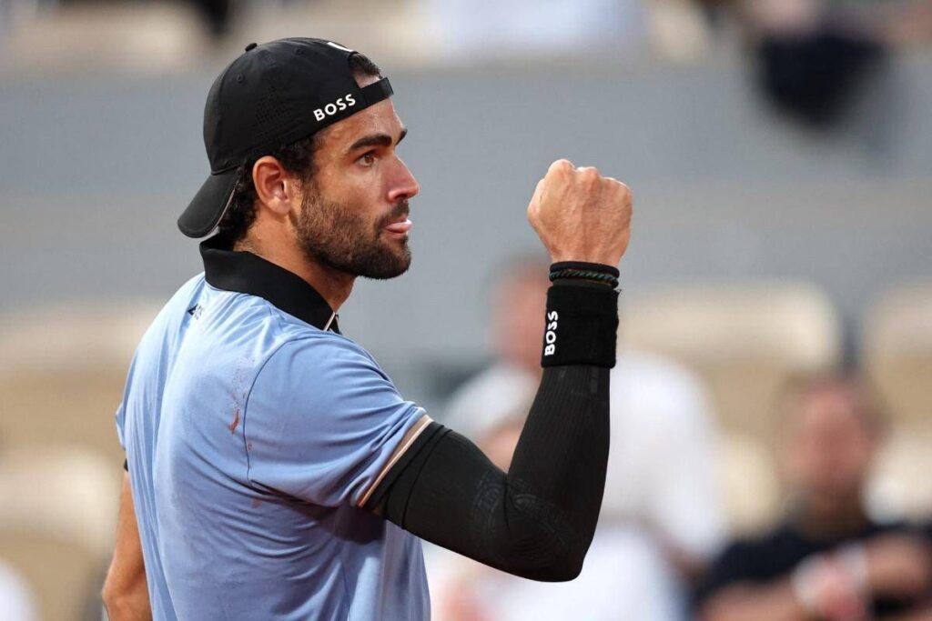 Roland Garros, Berrettini est en quarts : Cerundolo éliminé en trois sets