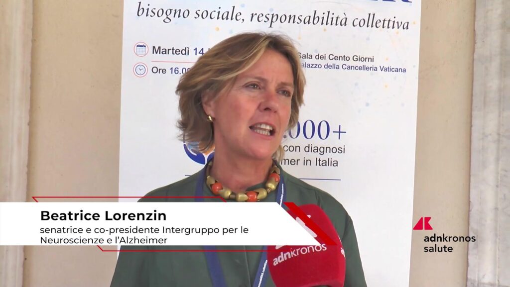 Alzheimer: Lorenzin, '600 mille personnes de plus de 65 ans touchées. Les chiffres vont doubler d’ici 2050’