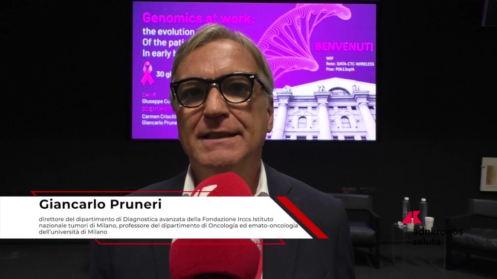 Tumeurs : l'oncologue Pruneri, « tests génomiques fondamentaux pour les patientes atteintes d'un cancer du sein »