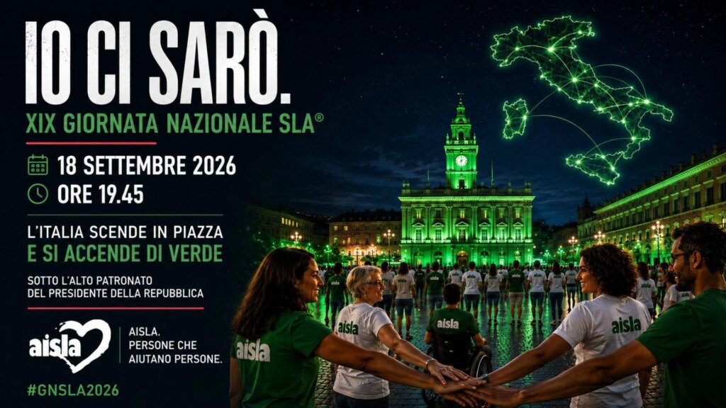 Journée SLA, demain l'Italie s'allume en vert