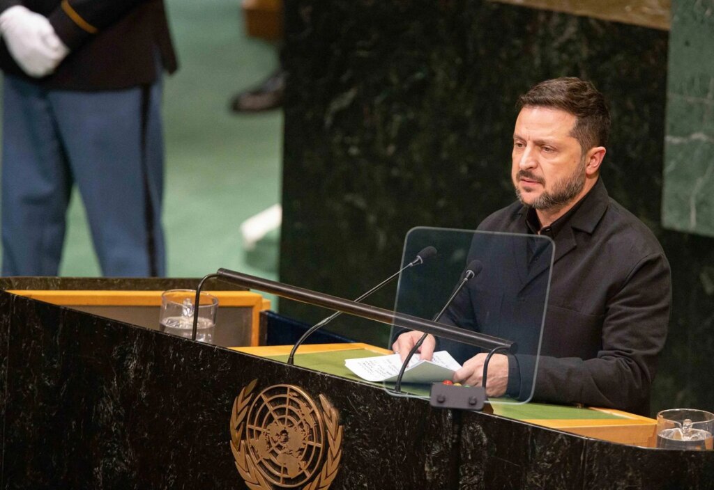 Ukraine, discours de Zelensky à l'ONU : "Poutine est le patient zéro, il ne sait pas vivre sans guerre et il faut l'arrêter"