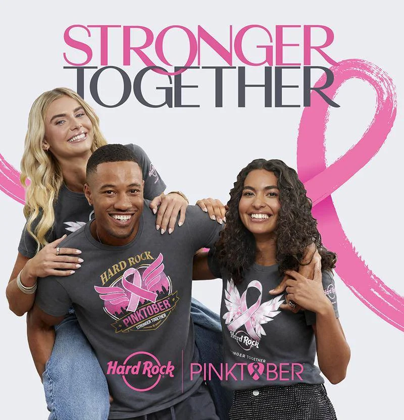 Hard Rock Café soutient la prévention du cancer du sein lors de la 27ème édition de PINKTOBER